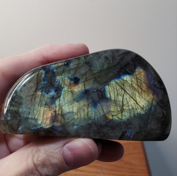 Labradorite Crystal Freeform, Two-Sided Flash, 0.75 Pounds - Picture 3 of 12